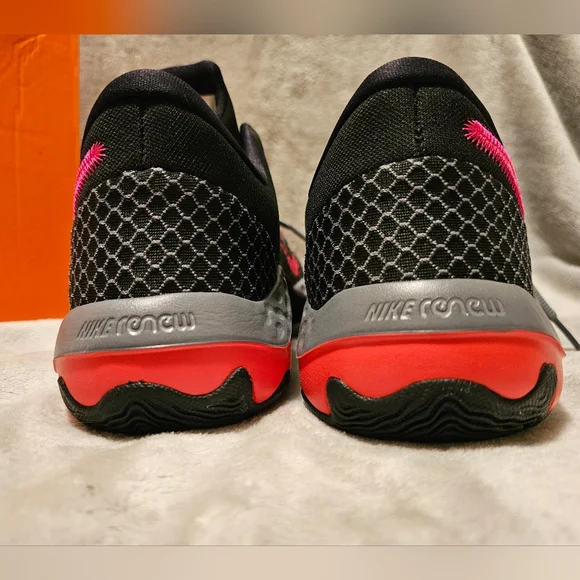 Nike Renew Elevate 2 Black/Siren Red-Pink Prime Basketball Shoes Men's 9 NIB - Picture 5 of 15